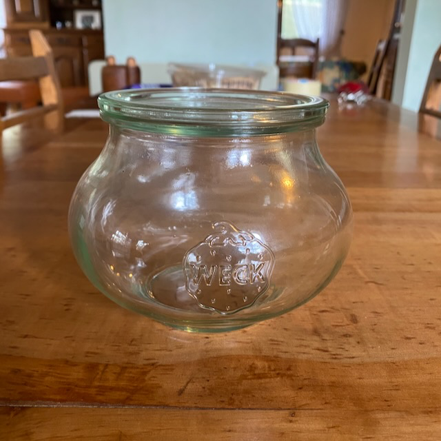 Pot verre fraise